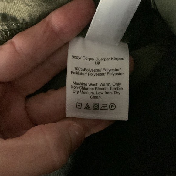 DKNY Pull On Elastic Waist Pants Olive Size Small - Picture 8 of 13